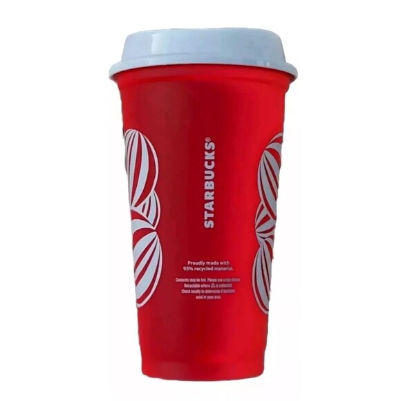 Starbucks Christmas 2024 Red Cup Day  16oz Xmas Holiday New Reusable Giveaway - Picture 2 of 2